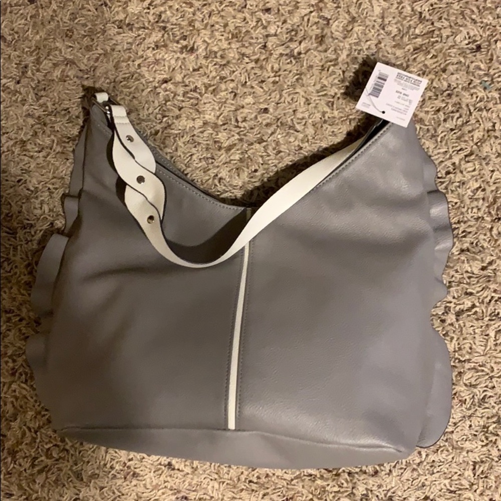 NWT! Gray handbag